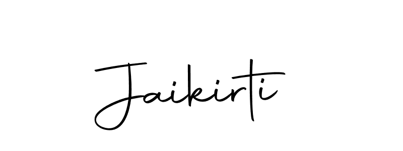 Make a beautiful signature design for name Jaikirti. With this signature (Autography-DOLnW) style, you can create a handwritten signature for free. Jaikirti signature style 10 images and pictures png