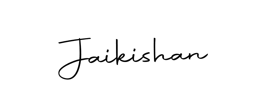 Design your own signature with our free online signature maker. With this signature software, you can create a handwritten (Autography-DOLnW) signature for name Jaikishan. Jaikishan signature style 10 images and pictures png