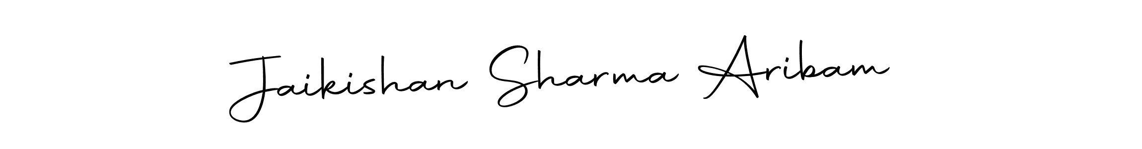 Make a beautiful signature design for name Jaikishan Sharma Aribam. Use this online signature maker to create a handwritten signature for free. Jaikishan Sharma Aribam signature style 10 images and pictures png