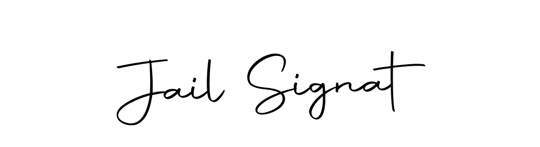 How to make Jail Signat name signature. Use Autography-DOLnW style for creating short signs online. This is the latest handwritten sign. Jail Signat signature style 10 images and pictures png