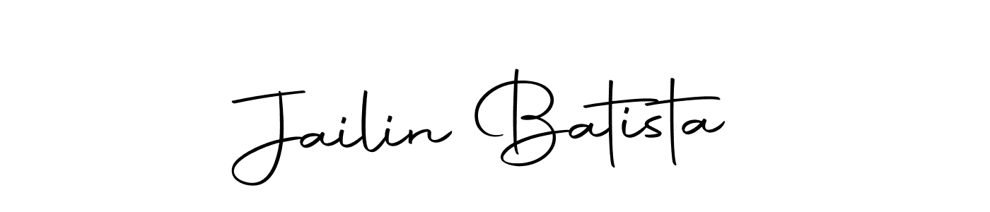 Create a beautiful signature design for name Jailin Batista. With this signature (Autography-DOLnW) fonts, you can make a handwritten signature for free. Jailin Batista signature style 10 images and pictures png