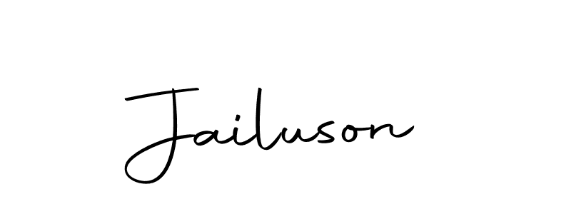 Make a beautiful signature design for name Jailuson. With this signature (Autography-DOLnW) style, you can create a handwritten signature for free. Jailuson signature style 10 images and pictures png