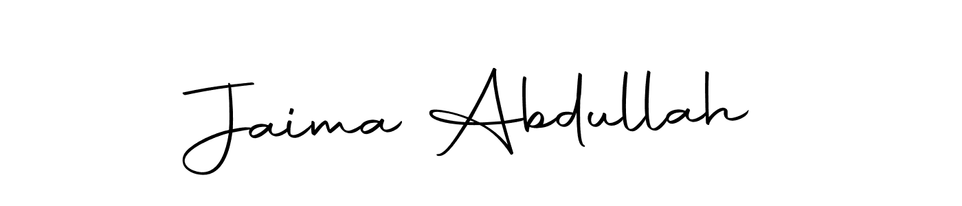 You can use this online signature creator to create a handwritten signature for the name Jaima Abdullah. This is the best online autograph maker. Jaima Abdullah signature style 10 images and pictures png