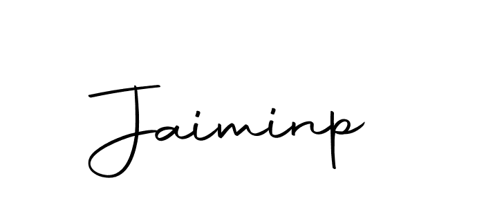 Design your own signature with our free online signature maker. With this signature software, you can create a handwritten (Autography-DOLnW) signature for name Jaiminp. Jaiminp signature style 10 images and pictures png