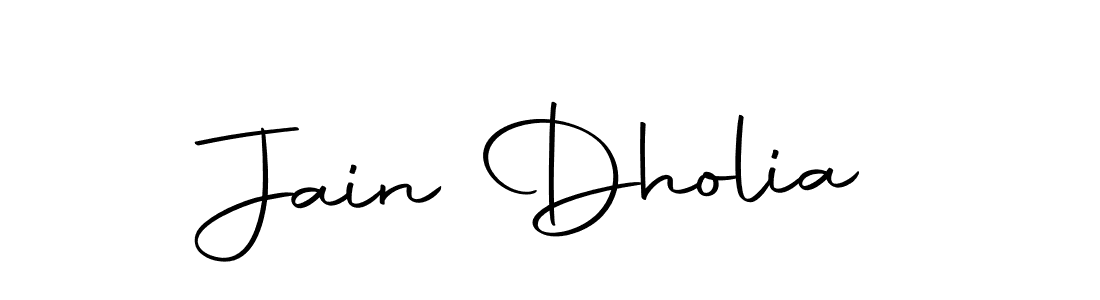 Design your own signature with our free online signature maker. With this signature software, you can create a handwritten (Autography-DOLnW) signature for name Jain Dholia. Jain Dholia signature style 10 images and pictures png