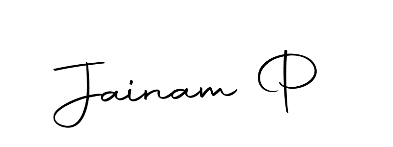 The best way (Autography-DOLnW) to make a short signature is to pick only two or three words in your name. The name Jainam P include a total of six letters. For converting this name. Jainam P signature style 10 images and pictures png