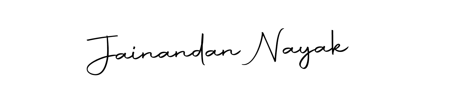 How to make Jainandan Nayak name signature. Use Autography-DOLnW style for creating short signs online. This is the latest handwritten sign. Jainandan Nayak signature style 10 images and pictures png