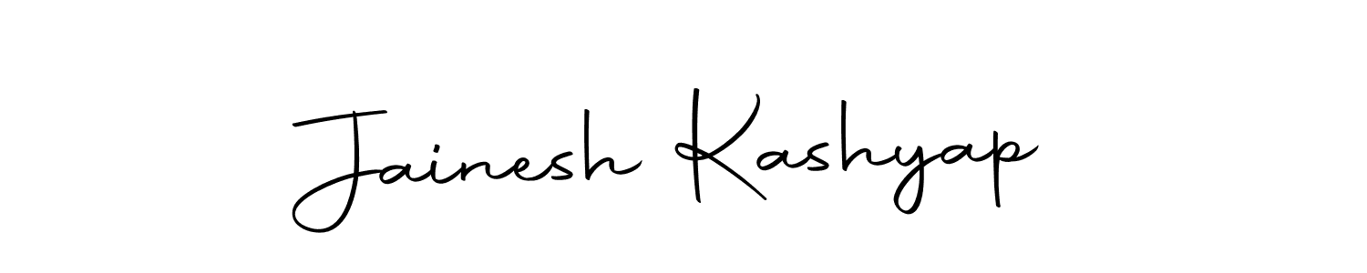 Also we have Jainesh Kashyap name is the best signature style. Create professional handwritten signature collection using Autography-DOLnW autograph style. Jainesh Kashyap signature style 10 images and pictures png