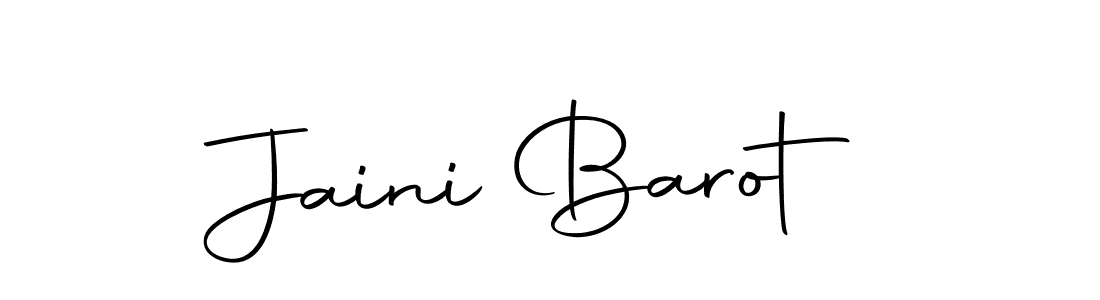 Also we have Jaini Barot name is the best signature style. Create professional handwritten signature collection using Autography-DOLnW autograph style. Jaini Barot signature style 10 images and pictures png