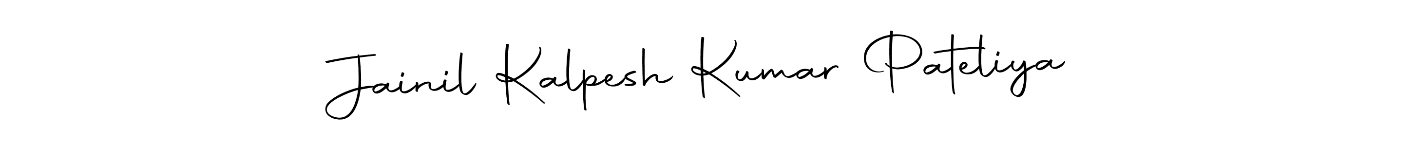 Here are the top 10 professional signature styles for the name Jainil Kalpesh Kumar Pateliya. These are the best autograph styles you can use for your name. Jainil Kalpesh Kumar Pateliya signature style 10 images and pictures png