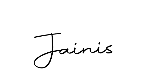 Jainis stylish signature style. Best Handwritten Sign (Autography-DOLnW) for my name. Handwritten Signature Collection Ideas for my name Jainis. Jainis signature style 10 images and pictures png