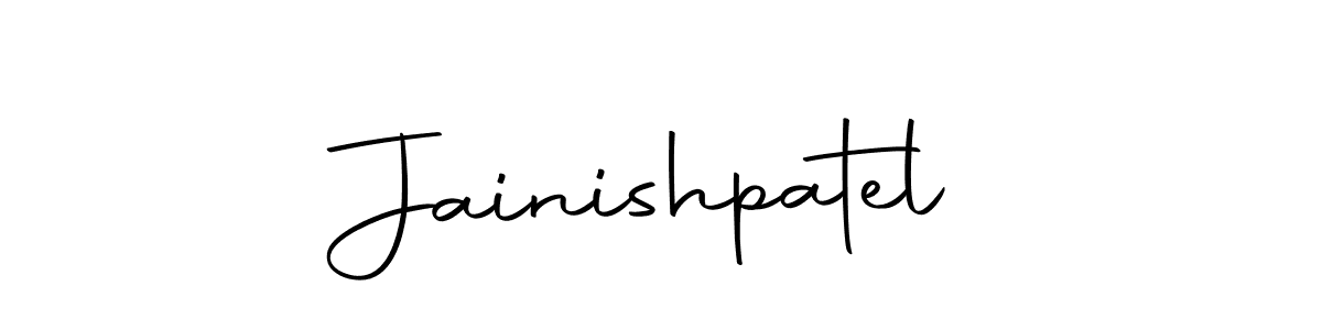 Use a signature maker to create a handwritten signature online. With this signature software, you can design (Autography-DOLnW) your own signature for name Jainishpatel. Jainishpatel signature style 10 images and pictures png