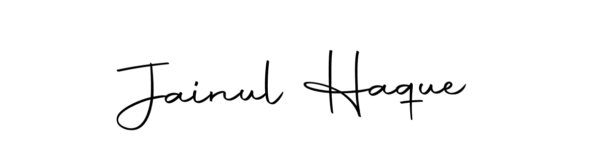 Make a beautiful signature design for name Jainul Haque. With this signature (Autography-DOLnW) style, you can create a handwritten signature for free. Jainul Haque signature style 10 images and pictures png