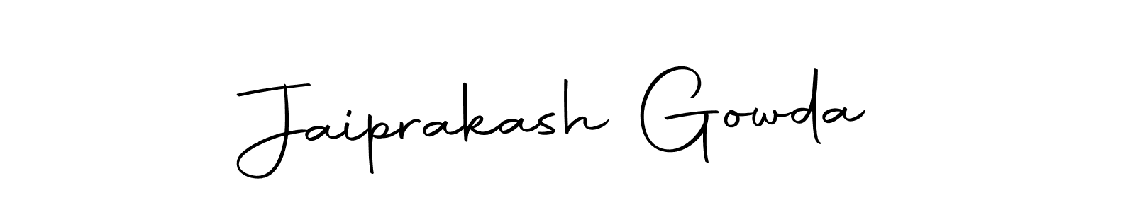 Make a beautiful signature design for name Jaiprakash Gowda. Use this online signature maker to create a handwritten signature for free. Jaiprakash Gowda signature style 10 images and pictures png