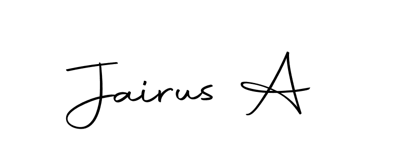 It looks lik you need a new signature style for name Jairus A. Design unique handwritten (Autography-DOLnW) signature with our free signature maker in just a few clicks. Jairus A signature style 10 images and pictures png