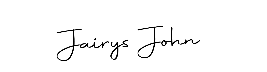 Make a beautiful signature design for name Jairys John. With this signature (Autography-DOLnW) style, you can create a handwritten signature for free. Jairys John signature style 10 images and pictures png