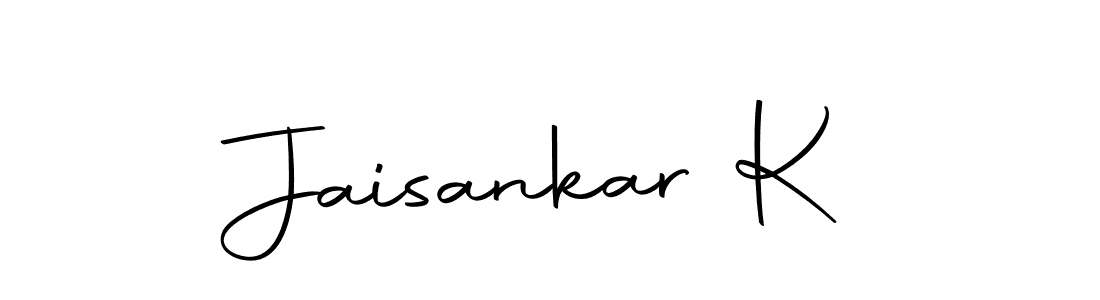 if you are searching for the best signature style for your name Jaisankar K. so please give up your signature search. here we have designed multiple signature styles  using Autography-DOLnW. Jaisankar K signature style 10 images and pictures png