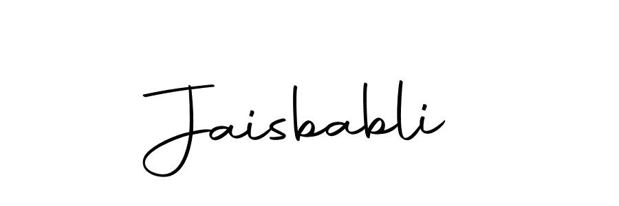 How to make Jaisbabli signature? Autography-DOLnW is a professional autograph style. Create handwritten signature for Jaisbabli name. Jaisbabli signature style 10 images and pictures png