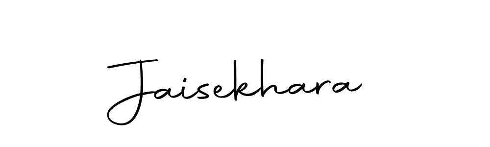 Make a beautiful signature design for name Jaisekhara. Use this online signature maker to create a handwritten signature for free. Jaisekhara signature style 10 images and pictures png