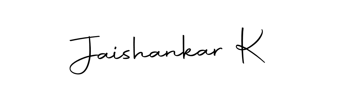 The best way (Autography-DOLnW) to make a short signature is to pick only two or three words in your name. The name Jaishankar K include a total of six letters. For converting this name. Jaishankar K signature style 10 images and pictures png