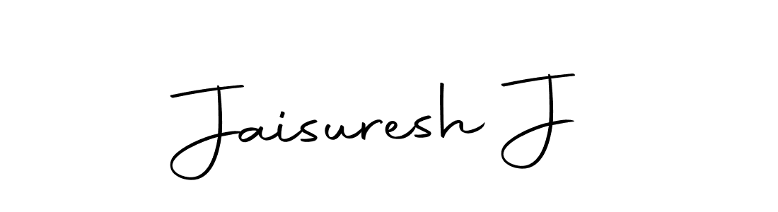 How to make Jaisuresh J name signature. Use Autography-DOLnW style for creating short signs online. This is the latest handwritten sign. Jaisuresh J signature style 10 images and pictures png