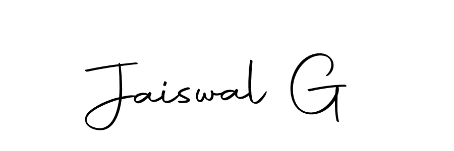 Also we have Jaiswal G name is the best signature style. Create professional handwritten signature collection using Autography-DOLnW autograph style. Jaiswal G signature style 10 images and pictures png