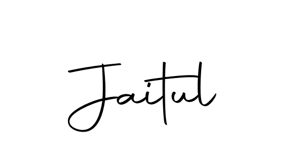The best way (Autography-DOLnW) to make a short signature is to pick only two or three words in your name. The name Jaitul include a total of six letters. For converting this name. Jaitul signature style 10 images and pictures png