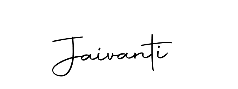 The best way (Autography-DOLnW) to make a short signature is to pick only two or three words in your name. The name Jaivanti include a total of six letters. For converting this name. Jaivanti signature style 10 images and pictures png