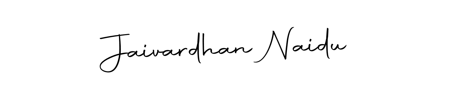 How to make Jaivardhan Naidu name signature. Use Autography-DOLnW style for creating short signs online. This is the latest handwritten sign. Jaivardhan Naidu signature style 10 images and pictures png