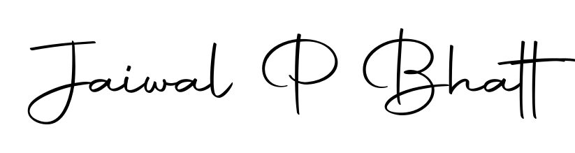 Designed for modern professionals: Jaiwal P Bhatt name signature crafted with Autography-DOLnW script. Ready for digital PDF workflows. Jaiwal P Bhatt signature style 10 images and pictures png