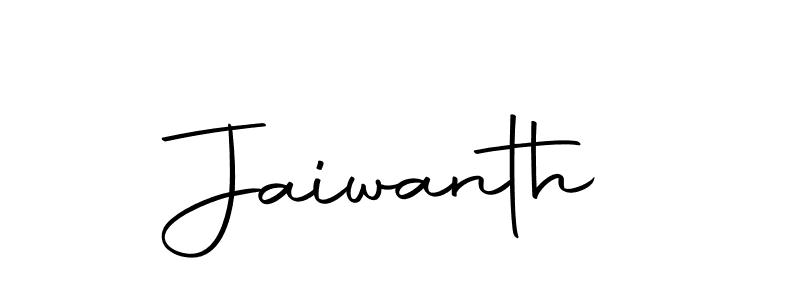 Design your own signature with our free online signature maker. With this signature software, you can create a handwritten (Autography-DOLnW) signature for name Jaiwanth. Jaiwanth signature style 10 images and pictures png