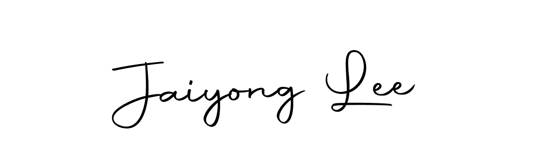 Jaiyong Lee stylish signature style. Best Handwritten Sign (Autography-DOLnW) for my name. Handwritten Signature Collection Ideas for my name Jaiyong Lee. Jaiyong Lee signature style 10 images and pictures png