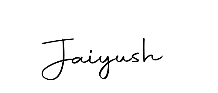 How to make Jaiyush signature? Autography-DOLnW is a professional autograph style. Create handwritten signature for Jaiyush name. Jaiyush signature style 10 images and pictures png