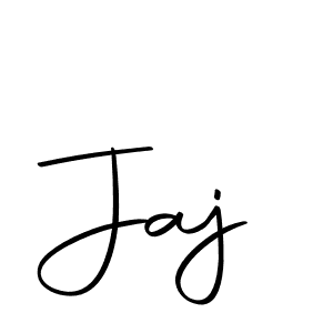 Use a signature maker to create a handwritten signature online. With this signature software, you can design (Autography-DOLnW) your own signature for name Jaj. Jaj signature style 10 images and pictures png