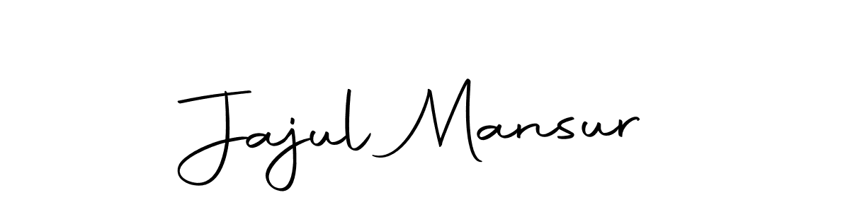 The best way (Autography-DOLnW) to make a short signature is to pick only two or three words in your name. The name Jajul Mansur include a total of six letters. For converting this name. Jajul Mansur signature style 10 images and pictures png