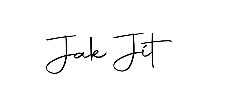 The best way (Autography-DOLnW) to make a short signature is to pick only two or three words in your name. The name Jak Jít include a total of six letters. For converting this name. Jak Jít signature style 10 images and pictures png