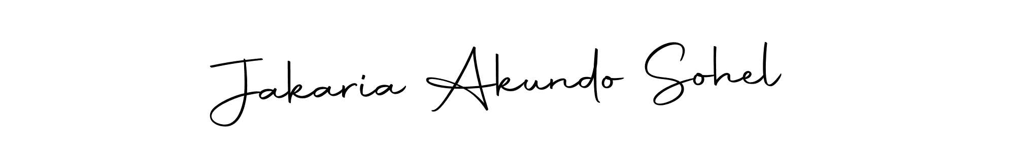 Make a beautiful signature design for name Jakaria Akundo Sohel. Use this online signature maker to create a handwritten signature for free. Jakaria Akundo Sohel signature style 10 images and pictures png