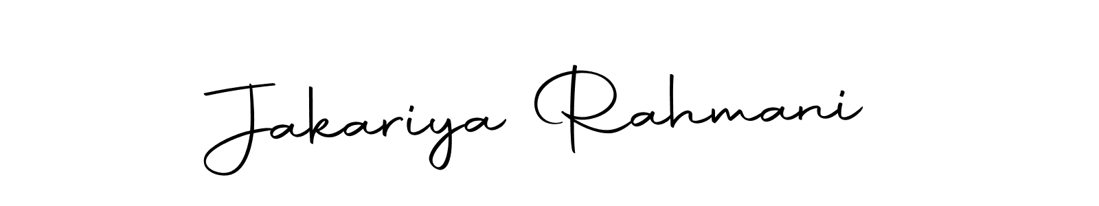 Also we have Jakariya Rahmani name is the best signature style. Create professional handwritten signature collection using Autography-DOLnW autograph style. Jakariya Rahmani signature style 10 images and pictures png