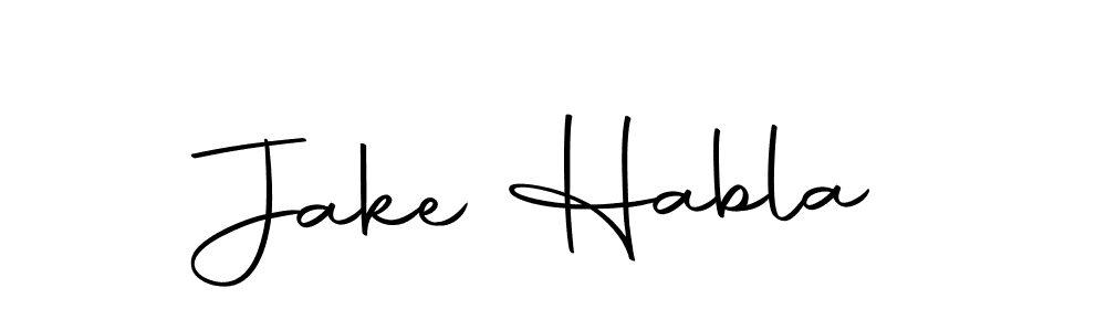 Jake Habla stylish signature style. Best Handwritten Sign (Autography-DOLnW) for my name. Handwritten Signature Collection Ideas for my name Jake Habla. Jake Habla signature style 10 images and pictures png