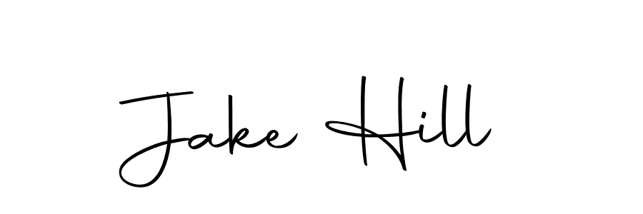 Design your own signature with our free online signature maker. With this signature software, you can create a handwritten (Autography-DOLnW) signature for name Jake Hill. Jake Hill signature style 10 images and pictures png