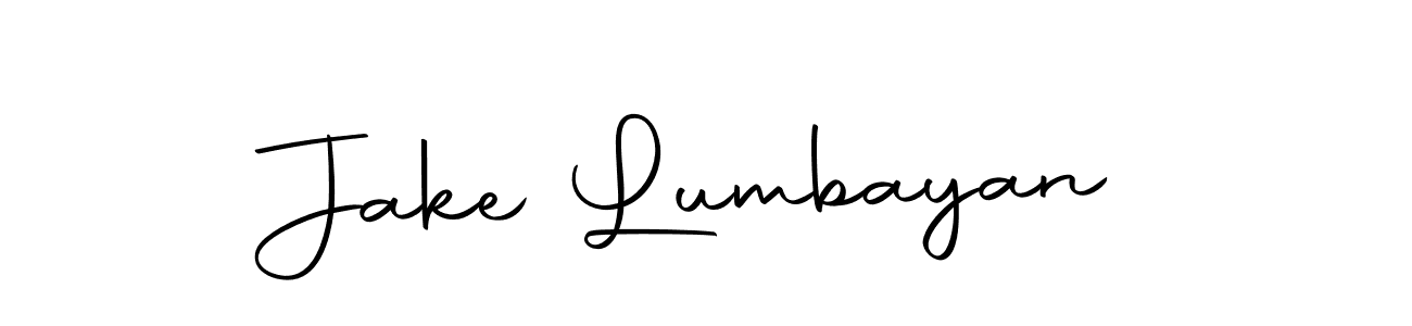 It looks lik you need a new signature style for name Jake Lumbayan. Design unique handwritten (Autography-DOLnW) signature with our free signature maker in just a few clicks. Jake Lumbayan signature style 10 images and pictures png