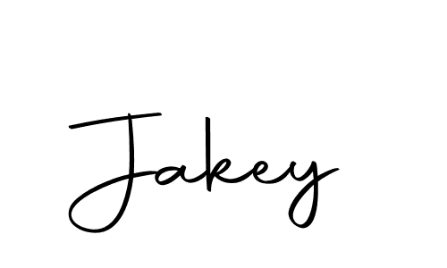 Use a signature maker to create a handwritten signature online. With this signature software, you can design (Autography-DOLnW) your own signature for name Jakey. Jakey signature style 10 images and pictures png