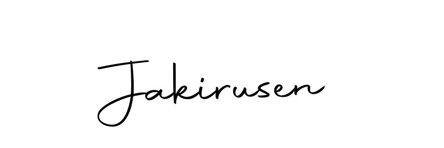 Make a beautiful signature design for name Jakirusen. Use this online signature maker to create a handwritten signature for free. Jakirusen signature style 10 images and pictures png