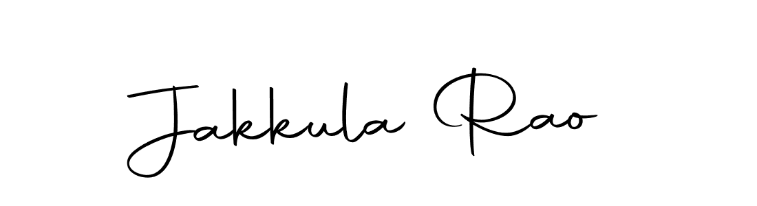 How to make Jakkula Rao name signature. Use Autography-DOLnW style for creating short signs online. This is the latest handwritten sign. Jakkula Rao signature style 10 images and pictures png