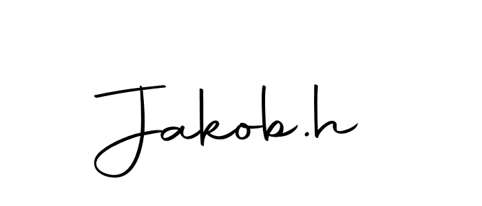 Create a beautiful signature design for name Jakob.h. With this signature (Autography-DOLnW) fonts, you can make a handwritten signature for free. Jakob.h signature style 10 images and pictures png