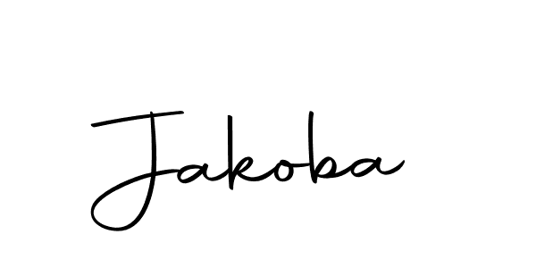 The best way (Autography-DOLnW) to make a short signature is to pick only two or three words in your name. The name Jakoba include a total of six letters. For converting this name. Jakoba signature style 10 images and pictures png