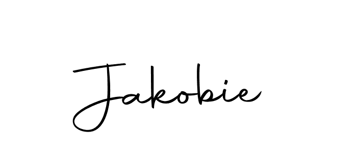 Make a beautiful signature design for name Jakobie. With this signature (Autography-DOLnW) style, you can create a handwritten signature for free. Jakobie signature style 10 images and pictures png