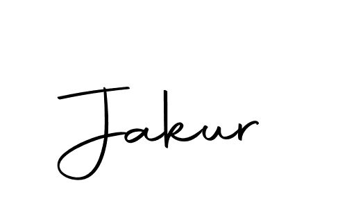 Use a signature maker to create a handwritten signature online. With this signature software, you can design (Autography-DOLnW) your own signature for name Jakur. Jakur signature style 10 images and pictures png