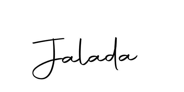 Design your own signature with our free online signature maker. With this signature software, you can create a handwritten (Autography-DOLnW) signature for name Jalada. Jalada signature style 10 images and pictures png