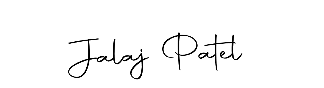 Create a beautiful signature design for name Jalaj Patel. With this signature (Autography-DOLnW) fonts, you can make a handwritten signature for free. Jalaj Patel signature style 10 images and pictures png